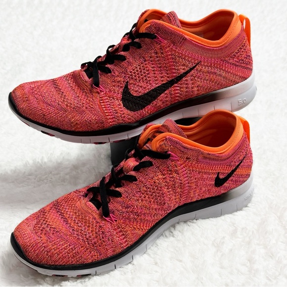 Nike Free 5.0 TR Flyknit Women’s Shoes Size 7.5 Color Citrus - Picture 5 of 16